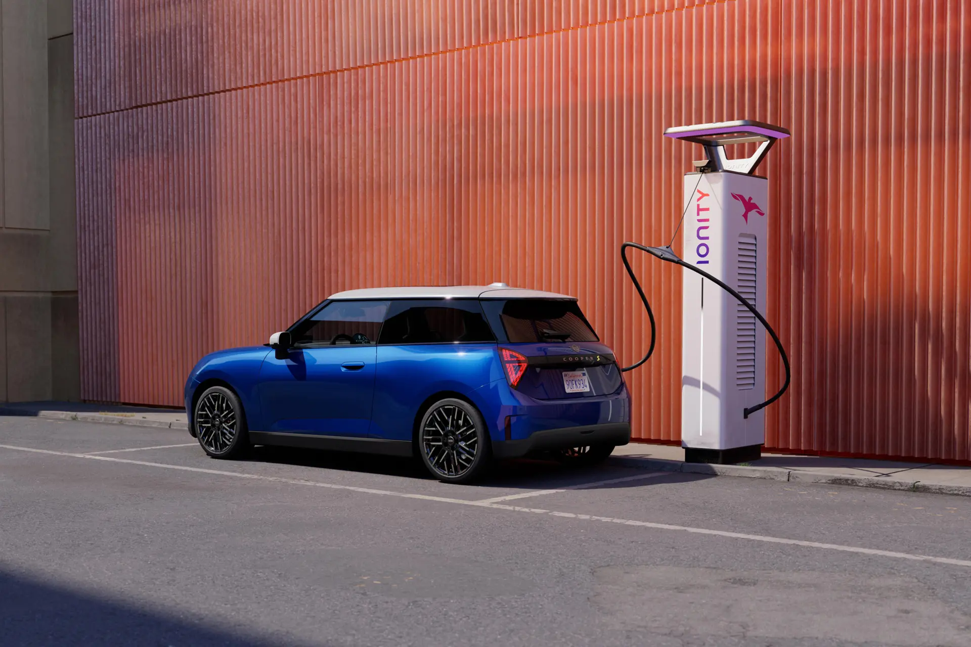 MINI Electric - charge - recharge publique